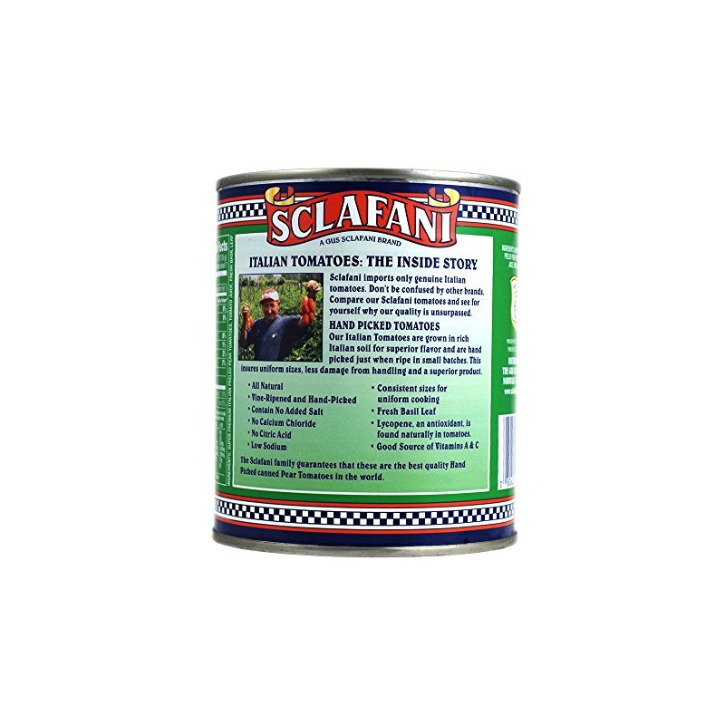 Hand Picked Whole Peeled Plum Tomatoes in 28 Ounce Cans