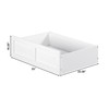 AFI, Twin Foot Drawer, White