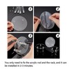 3 PCS Round Acrylic Display Stand Set Easy To Install