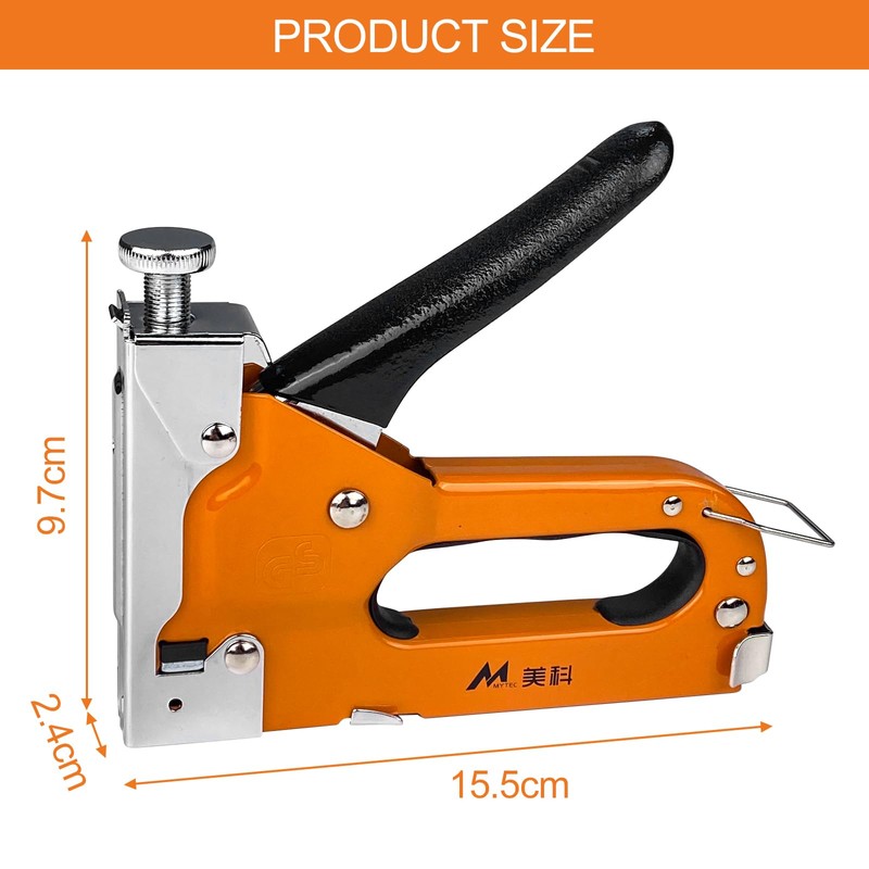 Ceisazira 3-in-1 Stapler for Wood, Hand Stapler with Clips, Staple