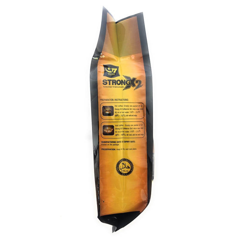 Trung Nguyen G7 3-in-1 Strong X2 Instant Premium Vietnamese Coffee,