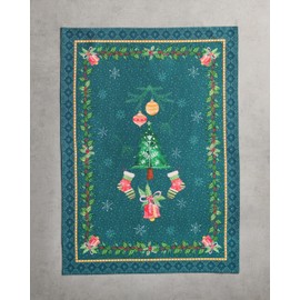 Maison d' Hermine Hygge Christmas 100% Cotton Set of 3 Multi-Purpose Kitchen Towel Soft Absorbent Dish Towels | Tea Towels | Bar Towels | Thanksgiving/Christmas (50 cm x 70 cm)