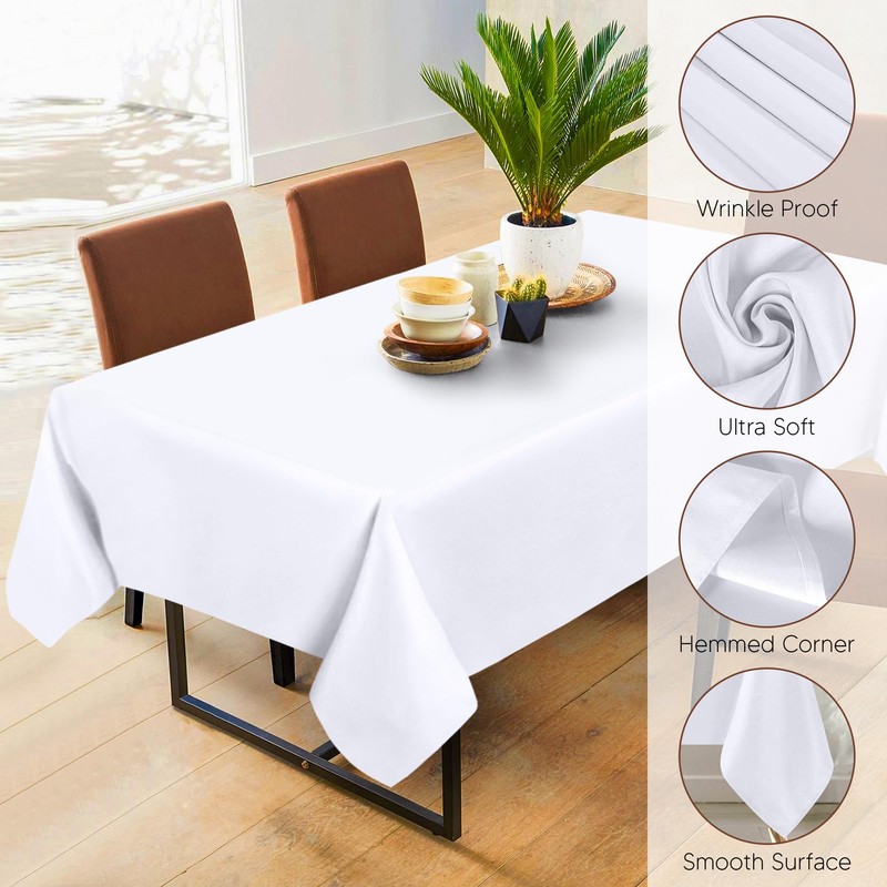Utopia Kitchen Rectangle Tablecloth 140x240 cm - (Pack of 2)
