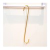 Gold S-Shaped Metal Hook 30cm 5ea