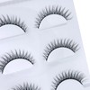 False Eyelashes Natural, Tummy Design, 3 Pairs Set, Eyelash Extensions
