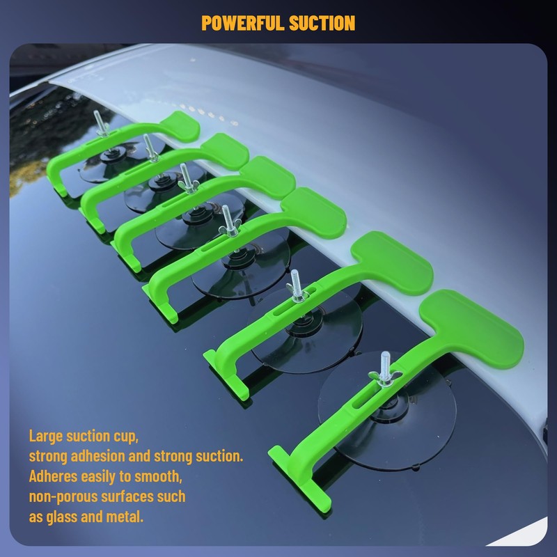 6pcs Suction Cup Clamp Set, Class Clamps Kit for Car