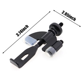 CChiai Adjustable Portable Door Lock Traveller Hotel Door Lock with Silicone Protective Cap Anti Burglary Security Door Lock 3.74x2.05 inch for Travel Hotel Home Apartment University Door Lock