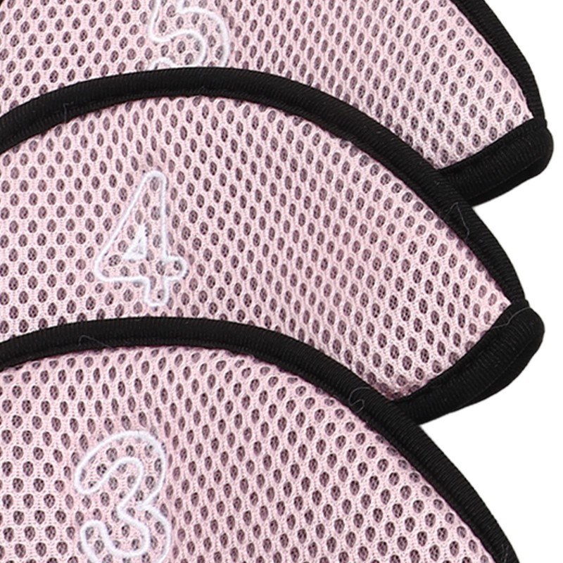 10 PCS Golf Club Head Covers Golf Iron Pole Net