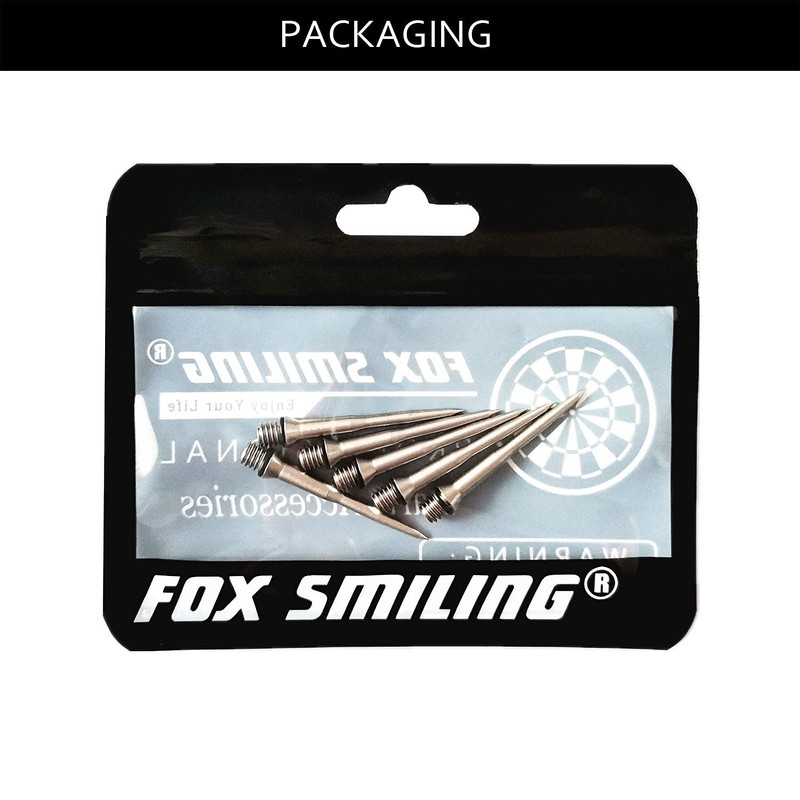 FOX SMILING Steel Dart Tip Converter Points 2BA, Replacement Tips