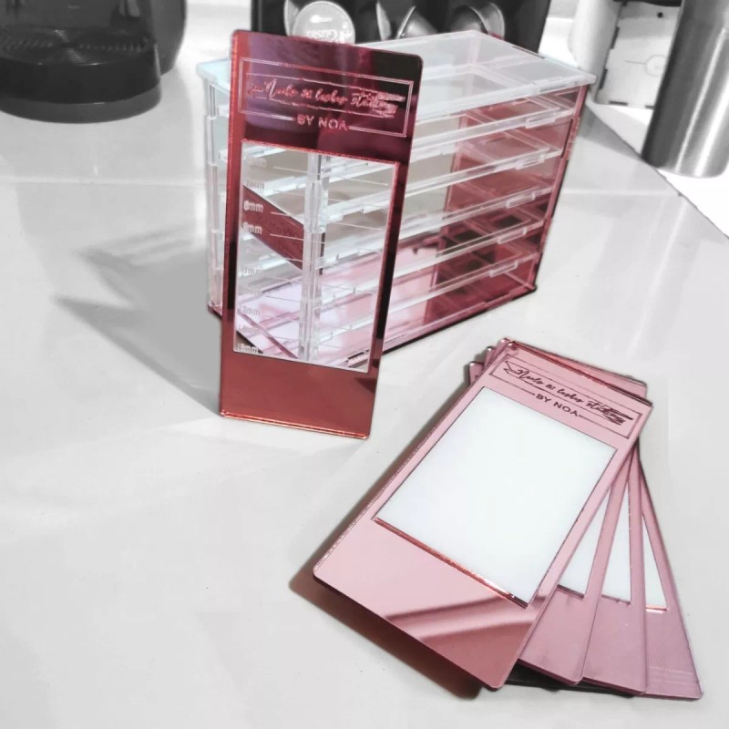 Lazerillo Pallet Premium Espejo Lashista 5pzs