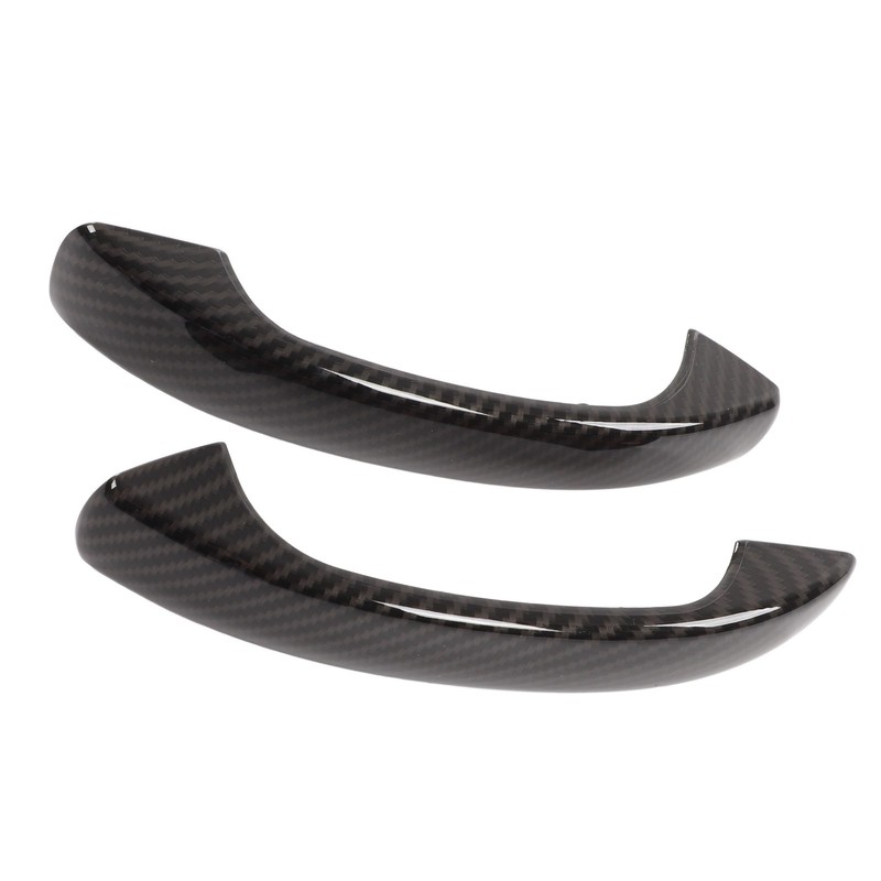 Car Exterior Door Handle Cover Carbon Fiber Style Replacement for