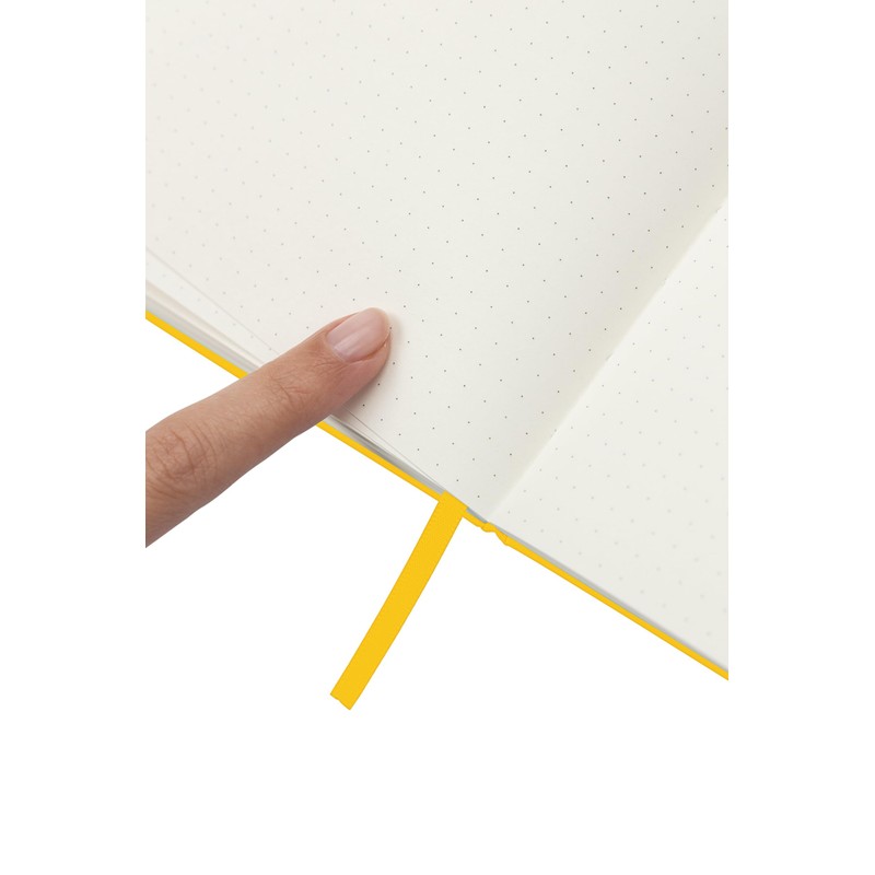 Bullet Journal A5 Dotted Notebook with Faux Leather Hardback Cover