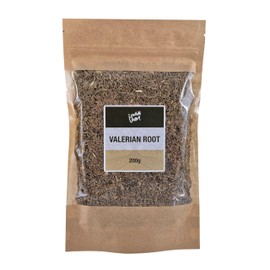Lowhill Valley Valerian Root - Cut and Dried Valeriana Officinalis - Loose-Leaf Herbal Tea - For Relaxation & Restful Sleep - Calming Earthy Flavour - 100% Natural - 200g