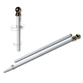 Allied Flag 5 FT Tangle Free Spinning Flag Pole
