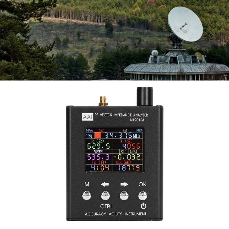 RF Vector Impedance Analyzer 2.4 Inch Screen ANT SWR Antenna