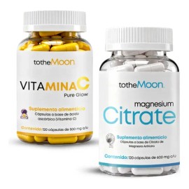 Citrato Magnesio Vitamina 120 Caps Tothemoonmx