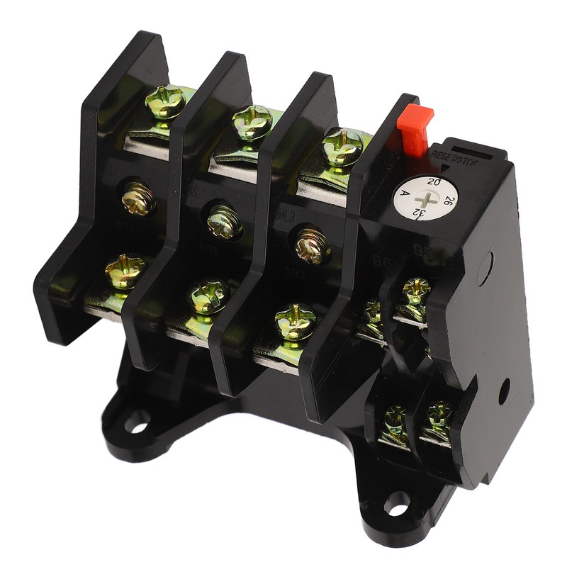 AC400V 20‑32A Thermal Overload Relay Phase Failure Protection Temperature Compensation