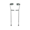 Drive Medical Heavy Duty Bariatric Steel Forearm Crutch, Chrome, Adult
