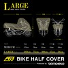 Barrichello Half Bike Cover, Dustproof, Lightweight, Long Touring, Camping, Rain