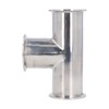 Triple Clamp Tee 3 Way 304 Stainless Steel Hose Pipe