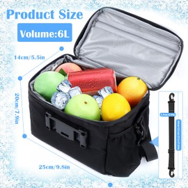 YADOBIG 6L Handlebar Bag Bicycle, Bicycle Handlebar Bag, Smartphone, Waterproof Handlebar Bags, Bicycle Bag Front, Universal for E-Bike