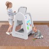 Plastic Splat Mat for Baby, Easy Cleaning Vinyl Floor Mat
