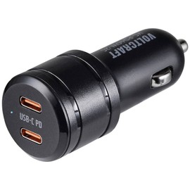 VOLTCRAFT VC-PD40W-2C USB Charger Car Output Current (Max) 3 A Number of Outputs: 2 x USB-C® USB Power Delivery (USB-PD