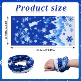 ZesNxj 6 panni multifunzione stampati, bandane per moto, foulard e tubo, maschera multifunzione da donna, protezione UV, traspirante, per sport all'aria aperta, sci, escursionismo, ciclismo