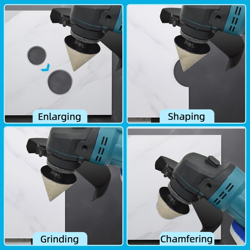 NINEROARS Diamond Beveling Chamfer Bits 2" (50mm) x M14 Thread