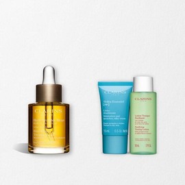 (현대백화점)클라랑스 페이스 오일 30ml 세트 (+디럭스 2종) (Shinsegae Department Store) Clarins Face Oil 30ml Set (+ Deluxe 2 Types)