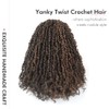 Toyotress Yanky Twist Crochet Hair - 10 Inch 8 Packs