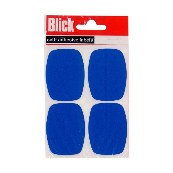 Blick 39 x 52mm Label Pack - Blue (16 Labels)