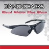 SAS Diamondbacks Safety Eyewear Black Frame, Clear Lens, One Size
