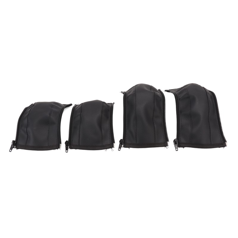 4pcs Stroller Handlebar Cover Waterproof Sweat Absorbing Strong Grip PU