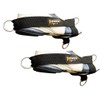 1 Pair Gym Foot Shoe Strap (Unisex) Black 3-D Ankle/Foot