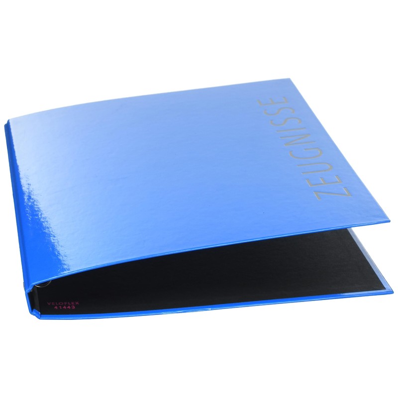 Veloflex Velocolor 4144351 Certificate Ring Binder DIN A4, Blue, Pack