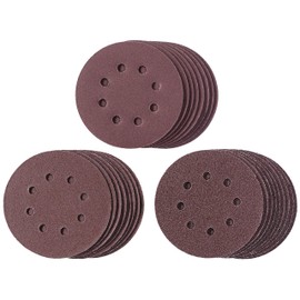 Original Einhell 25-Piece Sandpaper Set (Random Orbital Sander Accessories, Diameter 125 mm, 25 Sanding Discs, 9x P60, 8x P120, 8x P160, Suitable for Einhell Random Orbital Sanders)