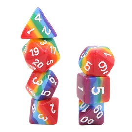 DND RPG MTG Dungeons and Dragons Dice Polyester D20 D12 D10 D8 D6 D4 Card Games