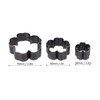 3PCS Flower Shaped Cutter Set Leather Cutting Die Leather Cutting