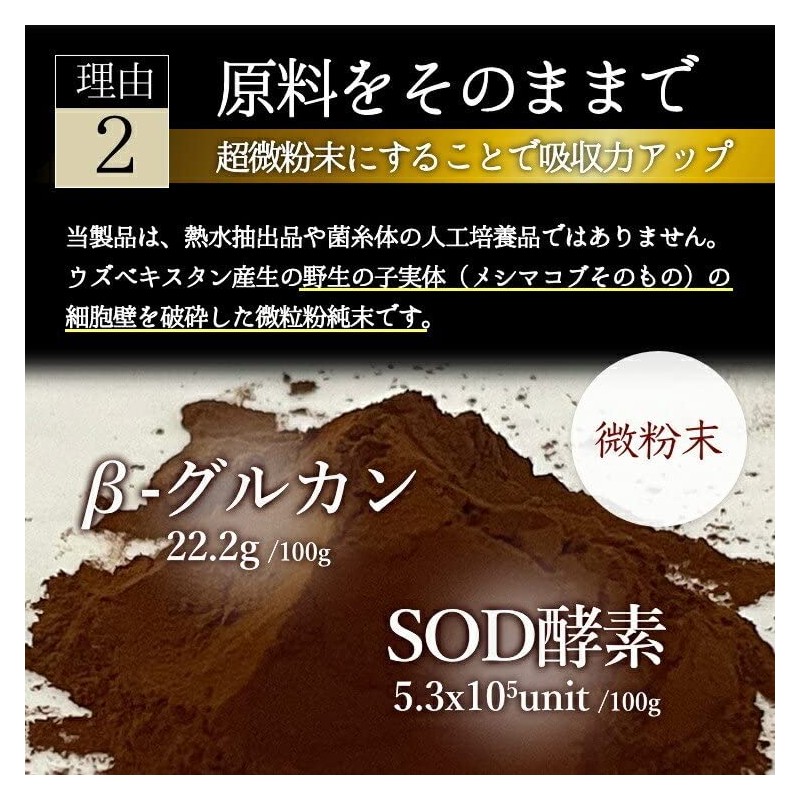 渡邊薬品 超微粉純末 天然メシマコブ 純末100% 30g (1)