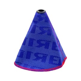 FSTURIOS Car Gear Shifter Cover, Dustproof Canvas Fabric Car Shift Knob Boot Dust Cover, Waterproof Manual Automatic Shift Knob Sleeve Protector Universal for Most Vehicles (Blue)