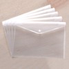 Clear Document Folders Transparent Filing Envelopes Waterproof Plastic Envelopes File