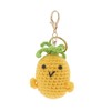 reddipus Pineapple Keychain for Women and Girls, Emotional Support Crochet