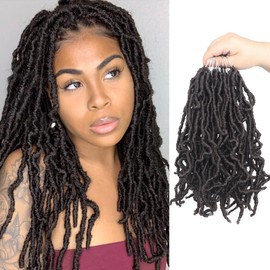 Vemet Soft Locs 10 Inch Synthetic 8 Packs Faux Locs Pre Looped Curly Wavy Crochet Hair For Black Women Hair Extensions