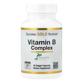 California Complejo B Vitamina Premium 60 Capsulas Eg E69 Sabor Sin Sabor