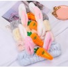 LOED Carrot Microfiber Facial Headband Carrot Headband (Blue) 5ea