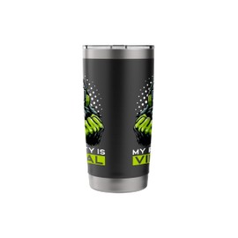 My Reality Is Virtual VR Virtual Gamer Gorilla Headset Stainless Steel Insulated Tumbler