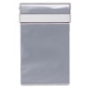 Stephanie Imports Vertical Slim Brushed Silver Metal Business Card Holder