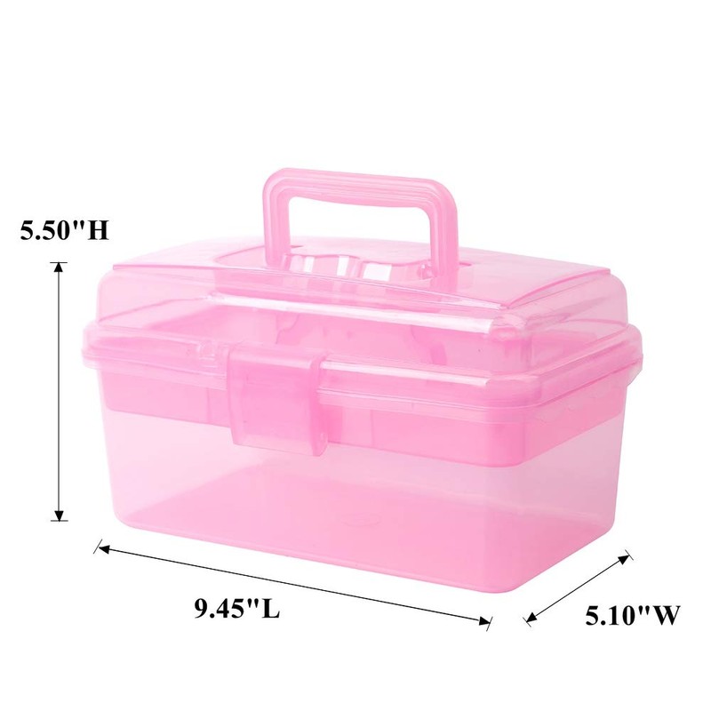 BangQiao Multipurpose Plastic Storage Container Organizer Box Case with Removable