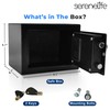 SereneLife Premium Steel Digital Safe Box - 9.1" x 6.7"